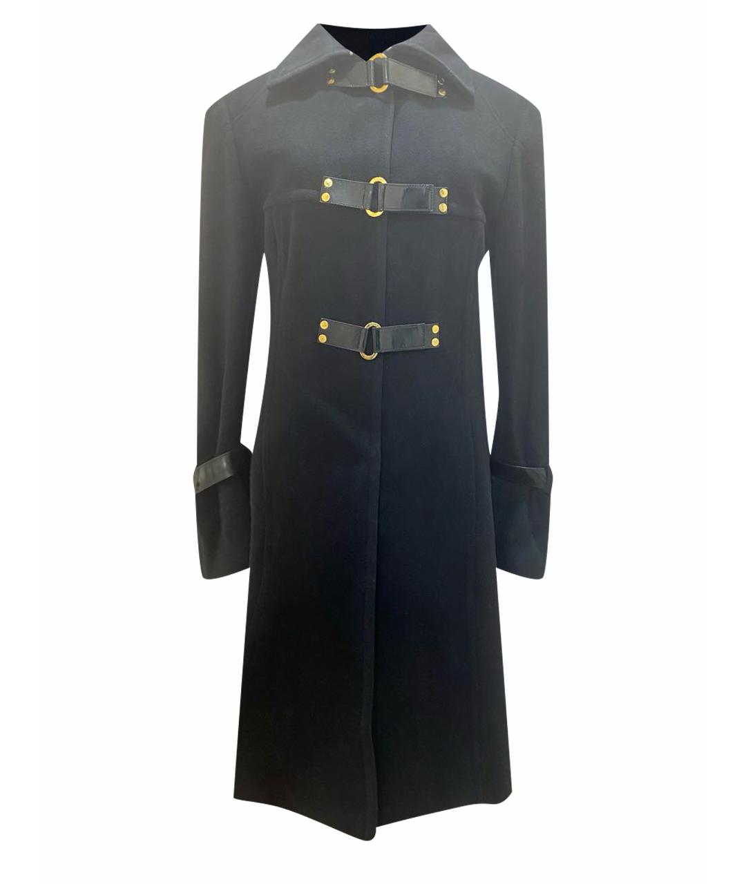 VDP Черное шерстяное пальто, фото 1