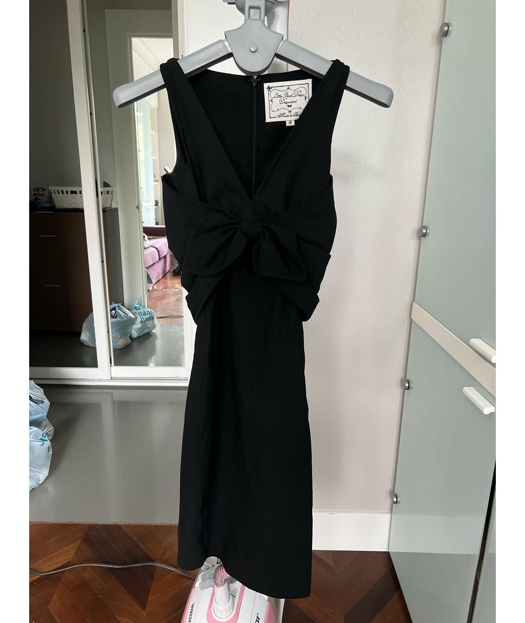 DSQUARED2 Черное шерстяное вечернее платье, фото 5