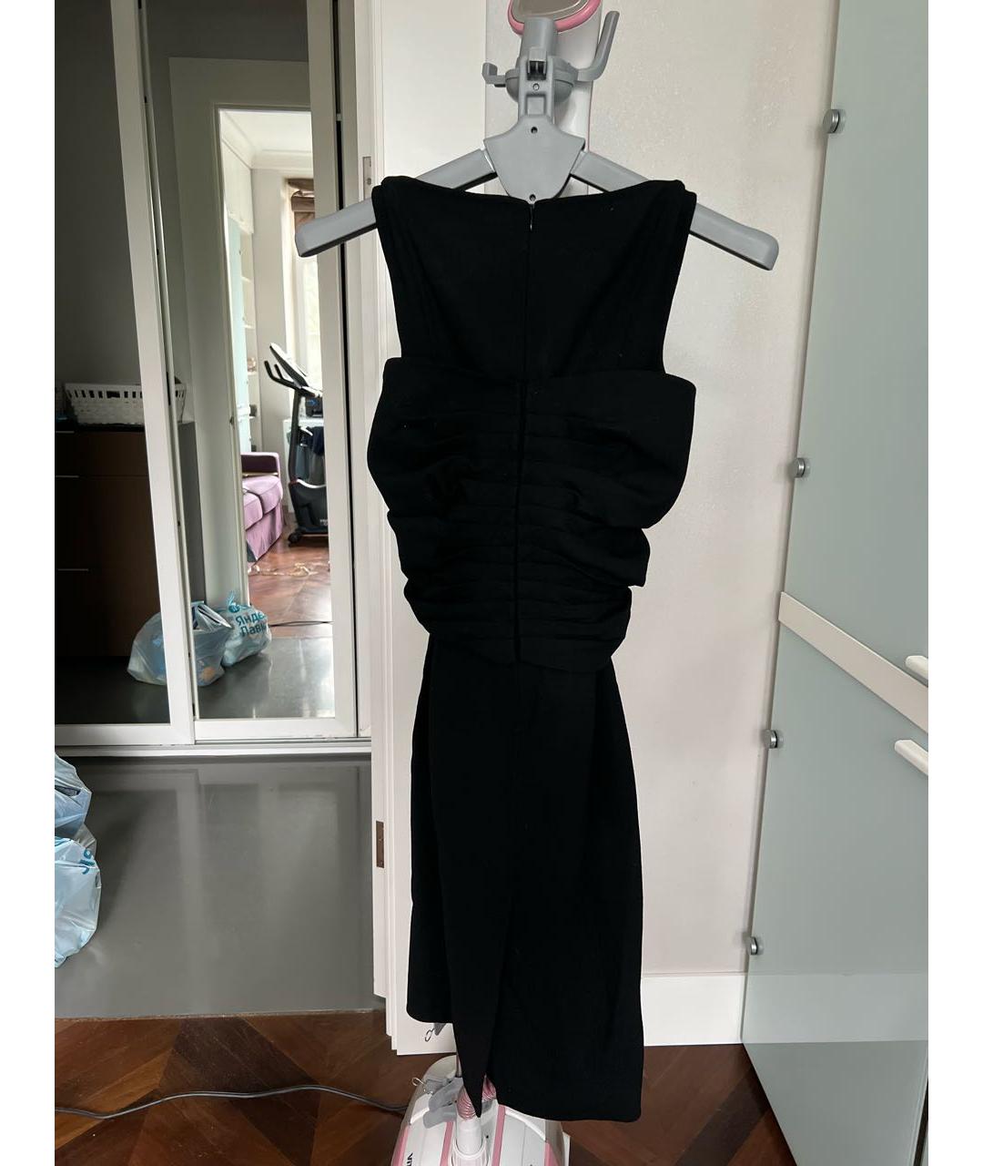 DSQUARED2 Черное шерстяное вечернее платье, фото 2