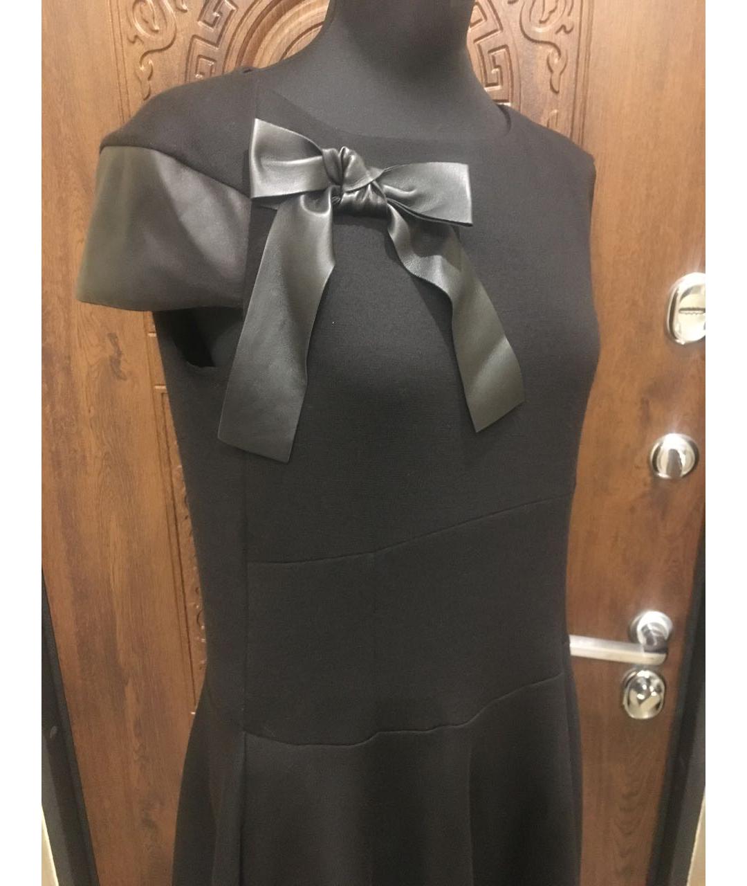 LOUIS VUITTON PRE-OWNED Черное шерстяное платье, фото 3
