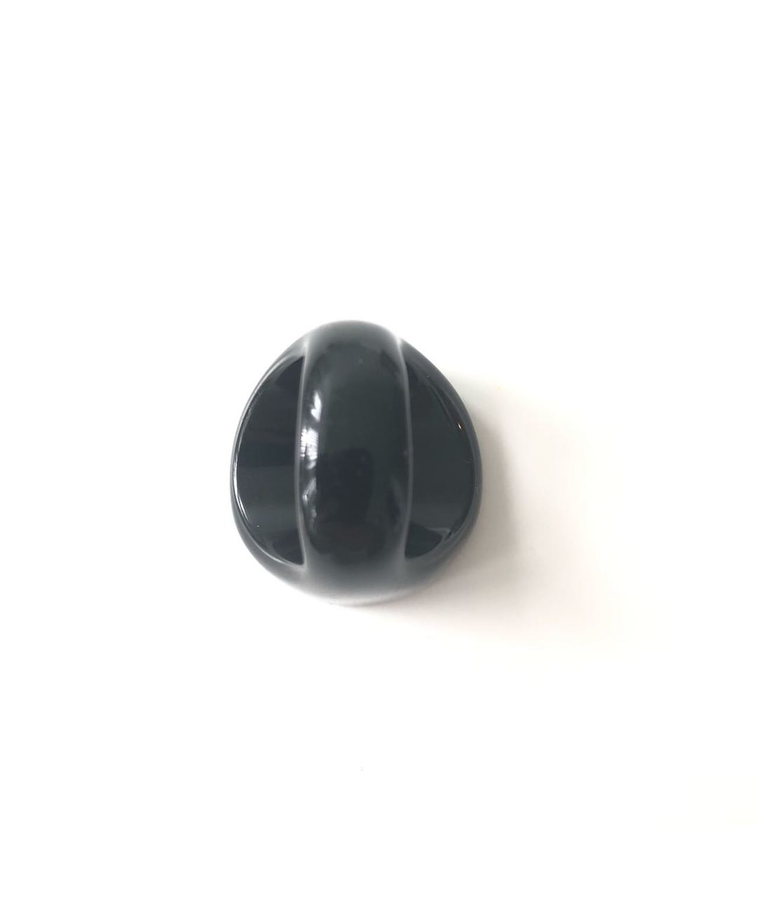 CHANEL PRE-OWNED Черное пластиковое кольцо, фото 4