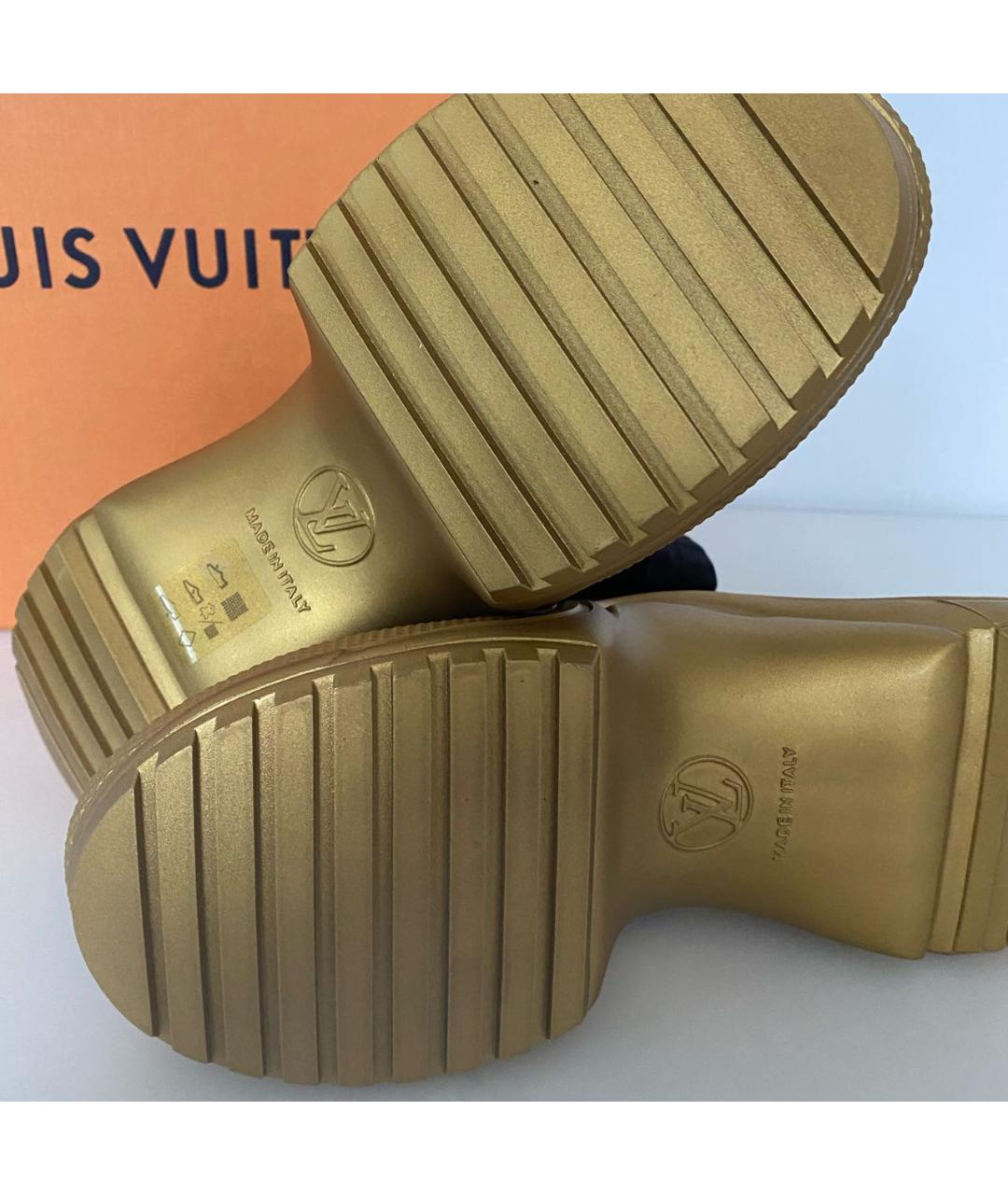 LOUIS VUITTON PRE-OWNED Черные текстильные кроссовки, фото 5