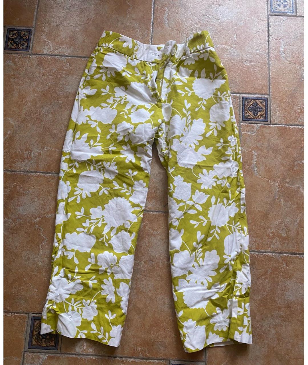 MICHAEL KORS Зеленые прямые брюки, фото 4