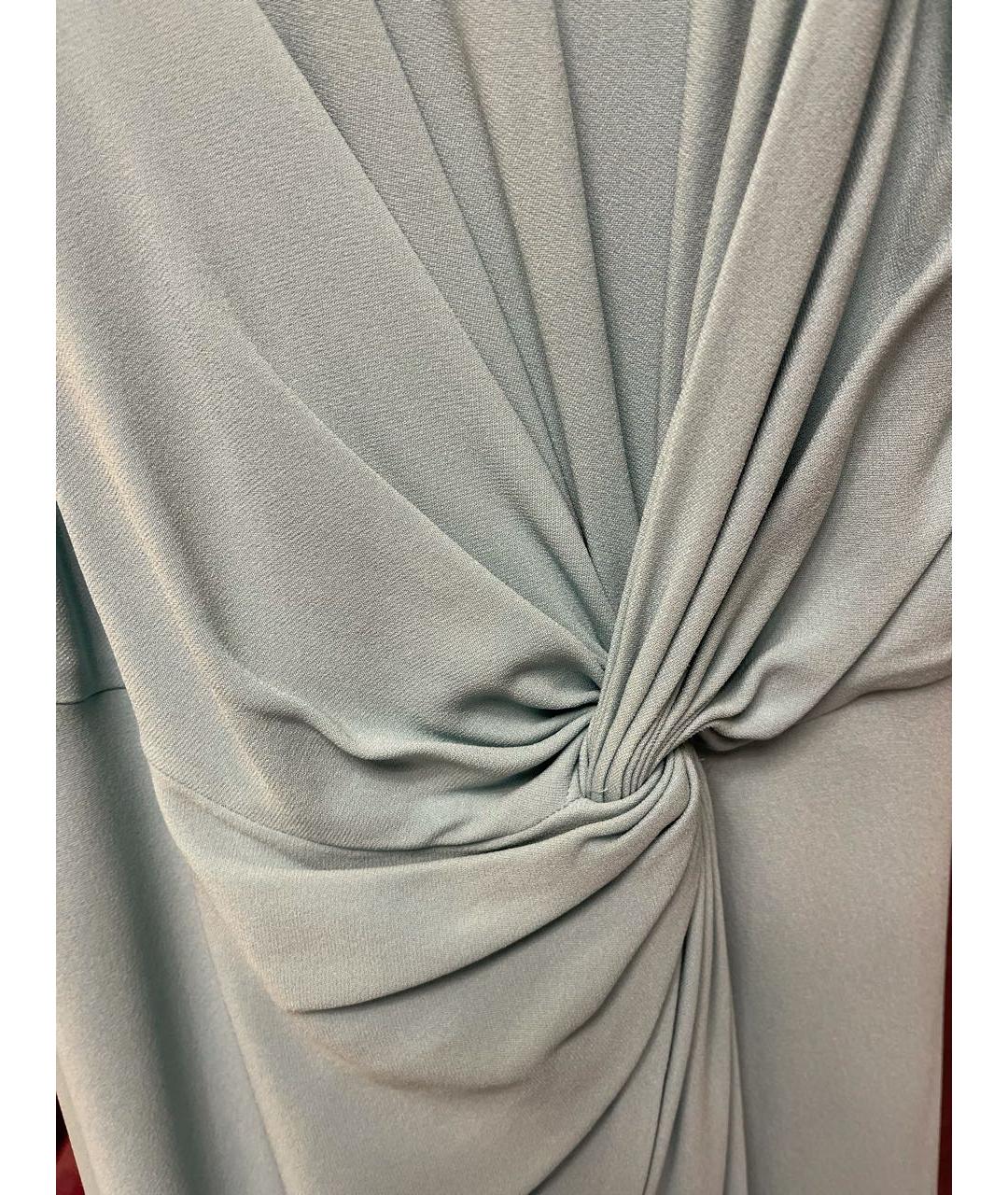 ARMANI COLLEZIONI Бирюзовое вискозное вечернее платье, фото 3