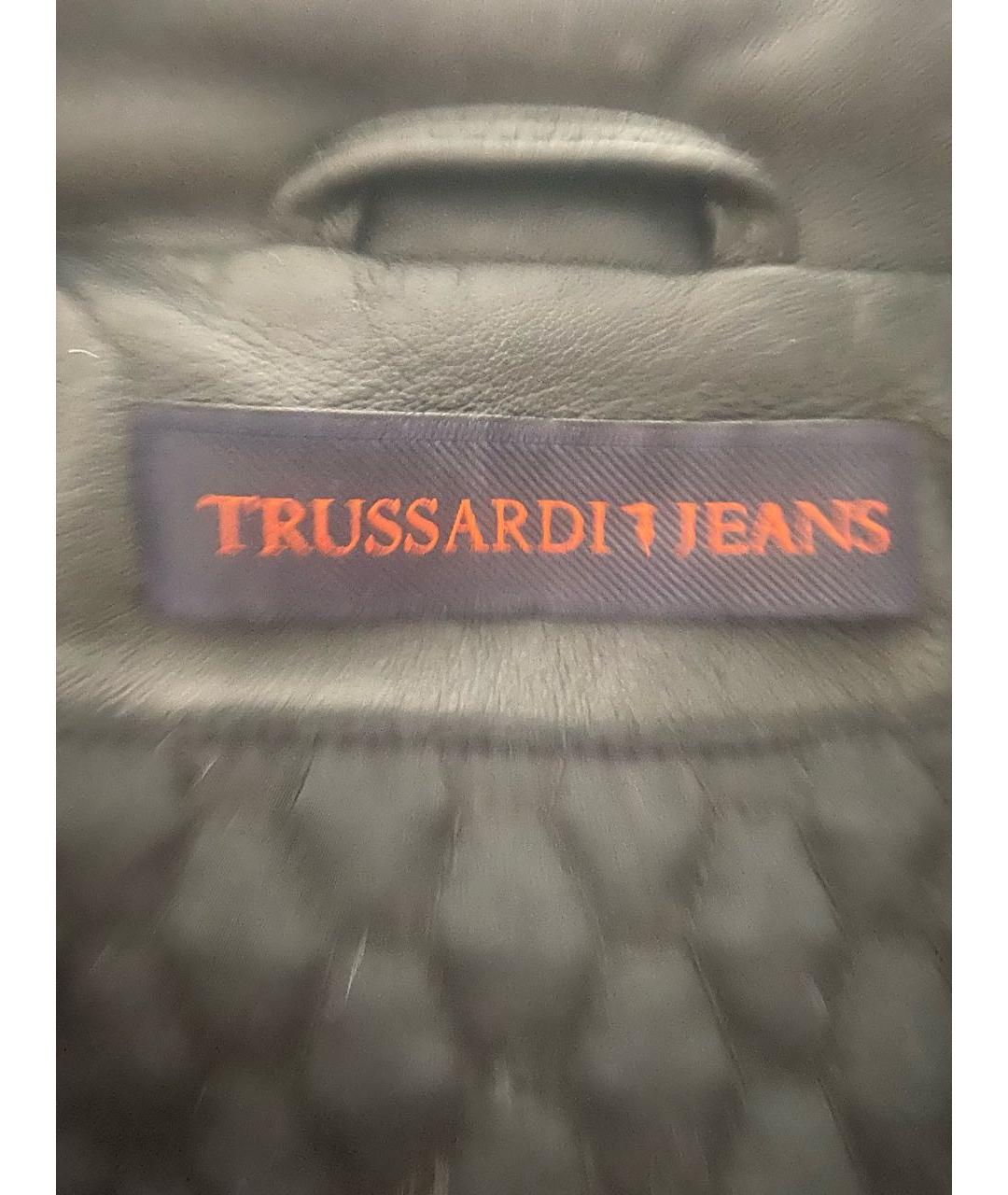 TRUSSARDI Кожаная куртка, фото 3