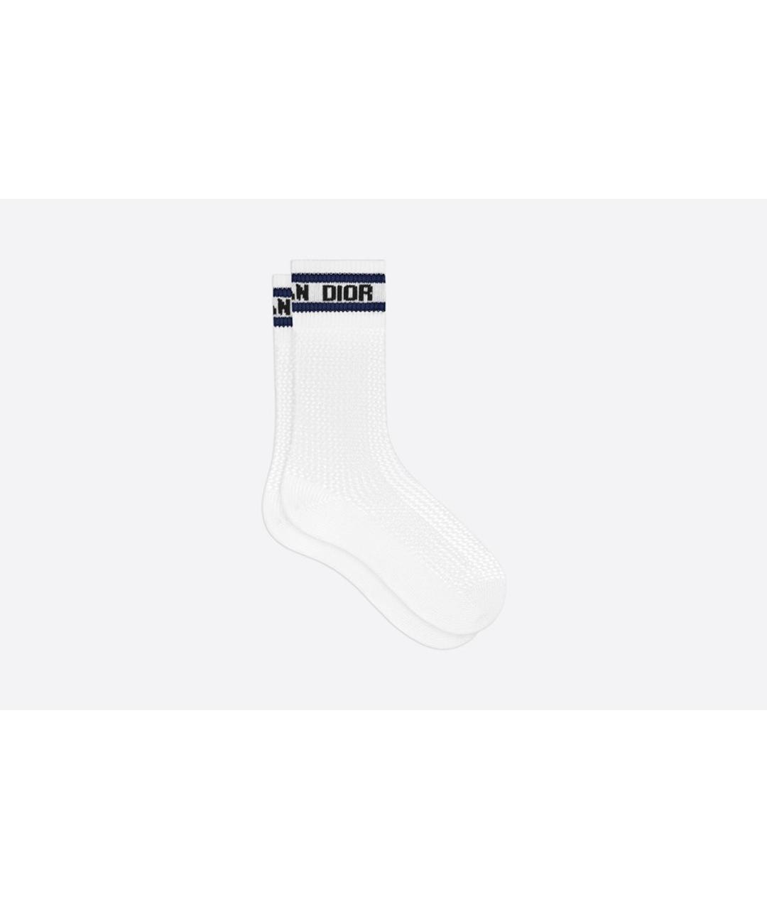 CHRISTIAN DIOR PRE-OWNED Белые носки, чулки и колготы, фото 2