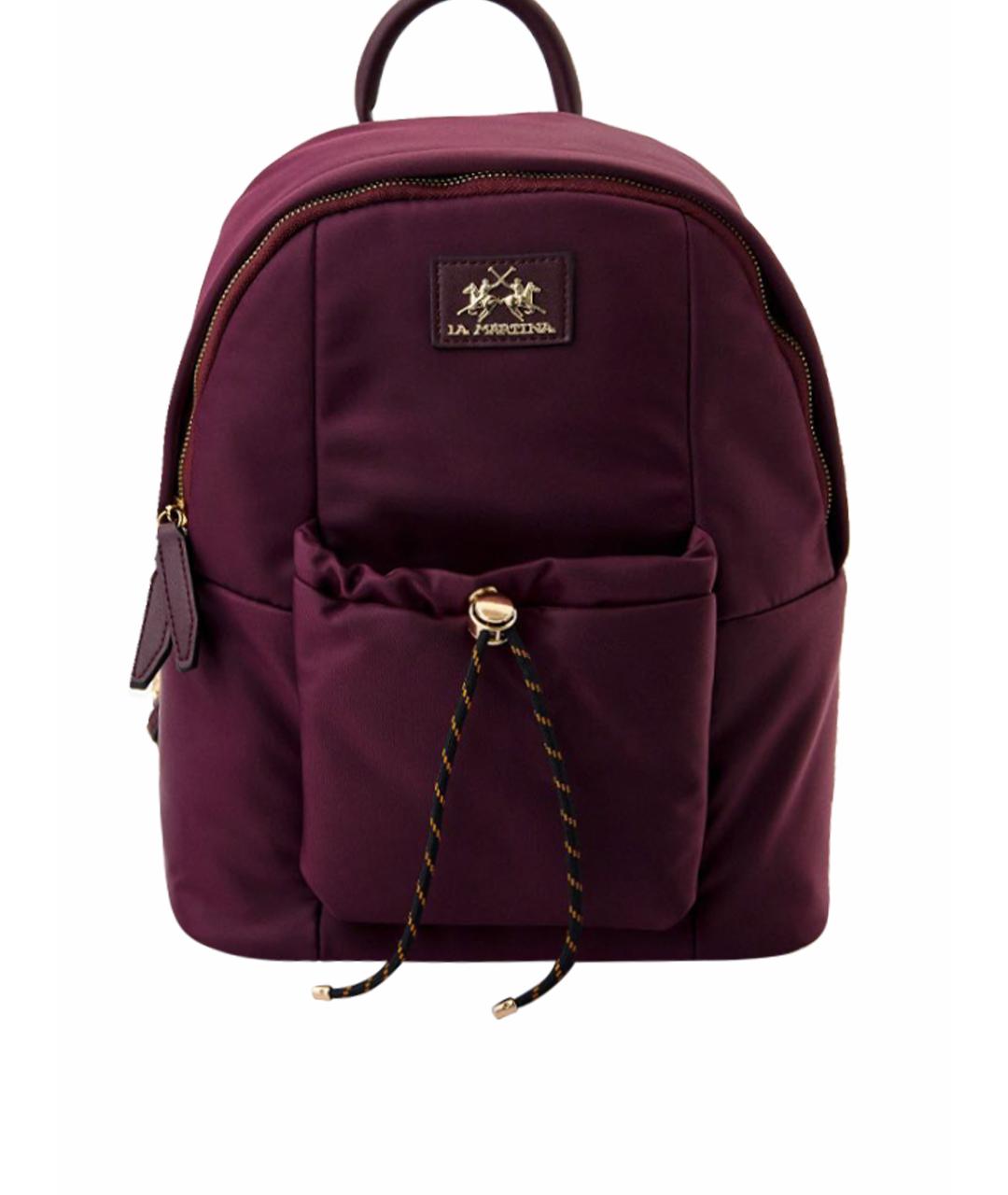 La Martina Бордовый рюкзак, фото 7