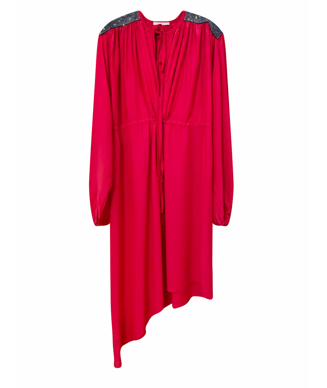 CHRISTOPHER KANE Красное шелковое коктейльное платье, фото 1