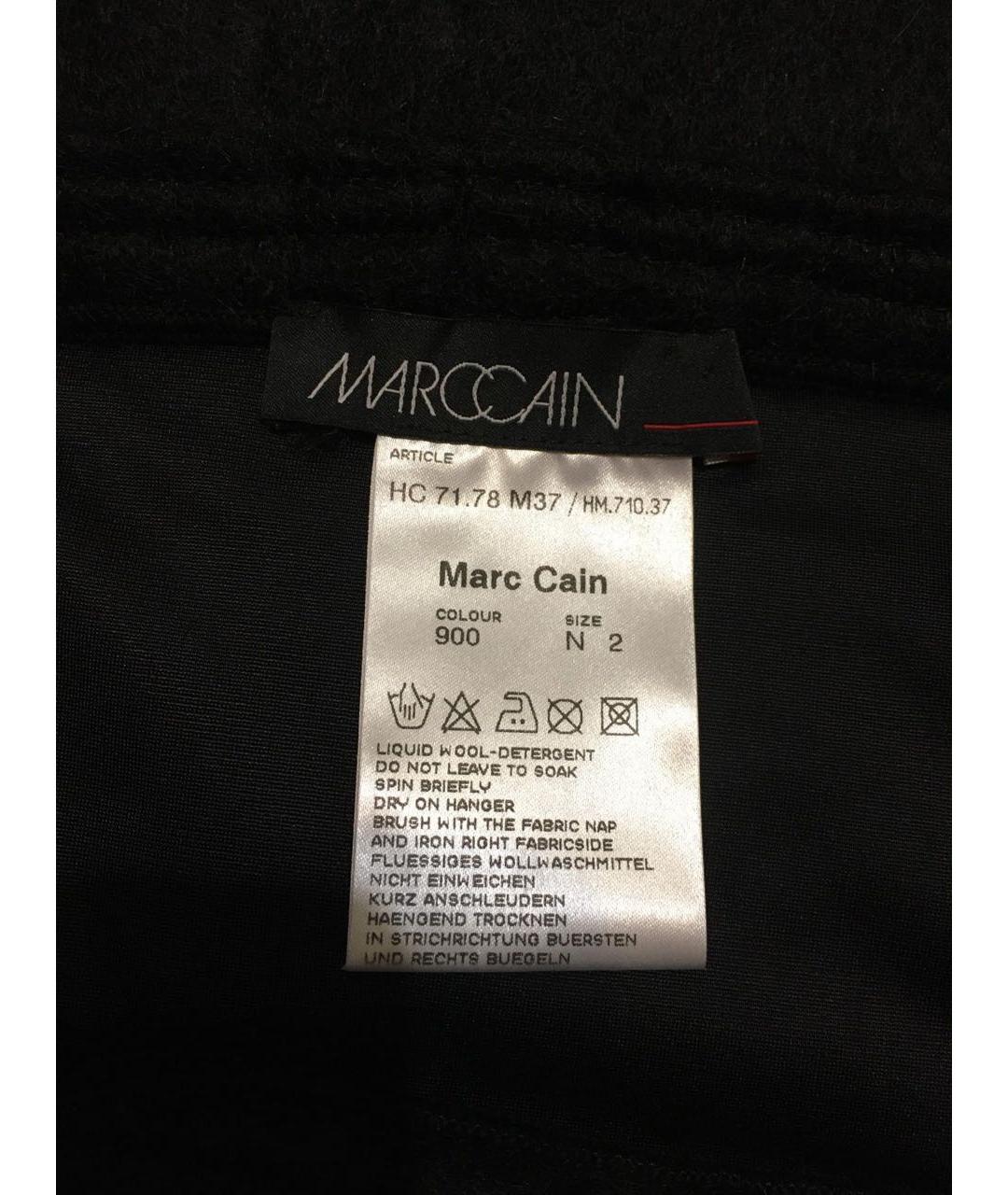MARC CAIN Черная шерстяная юбка миди, фото 6