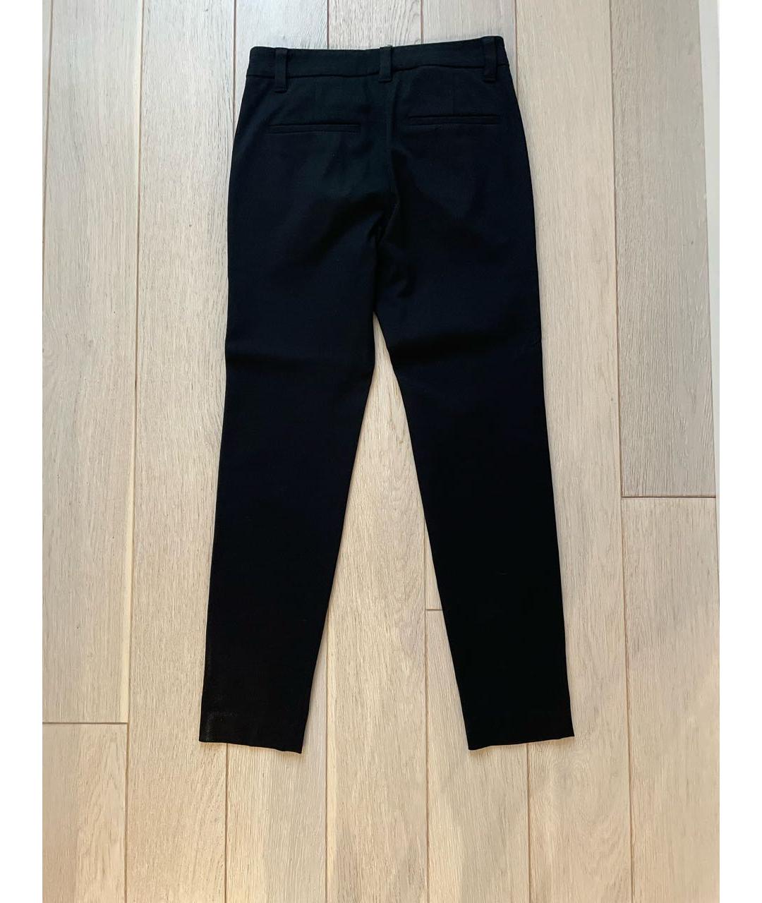 BRUNELLO CUCINELLI Черные шерстяные брюки узкие, фото 2