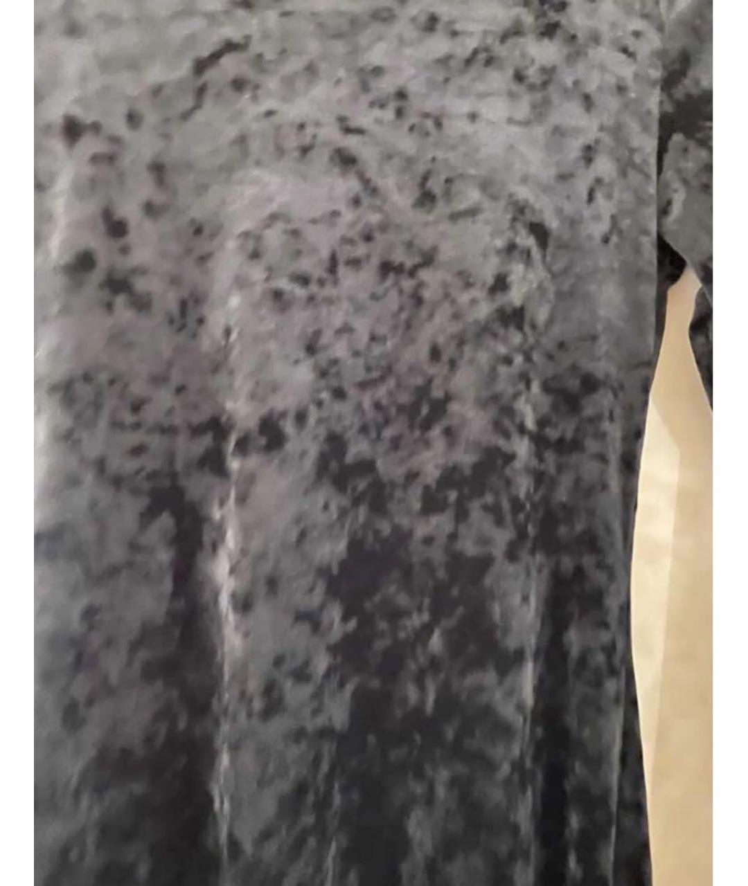 MICHAEL KORS Черное велюровое коктейльное платье, фото 3