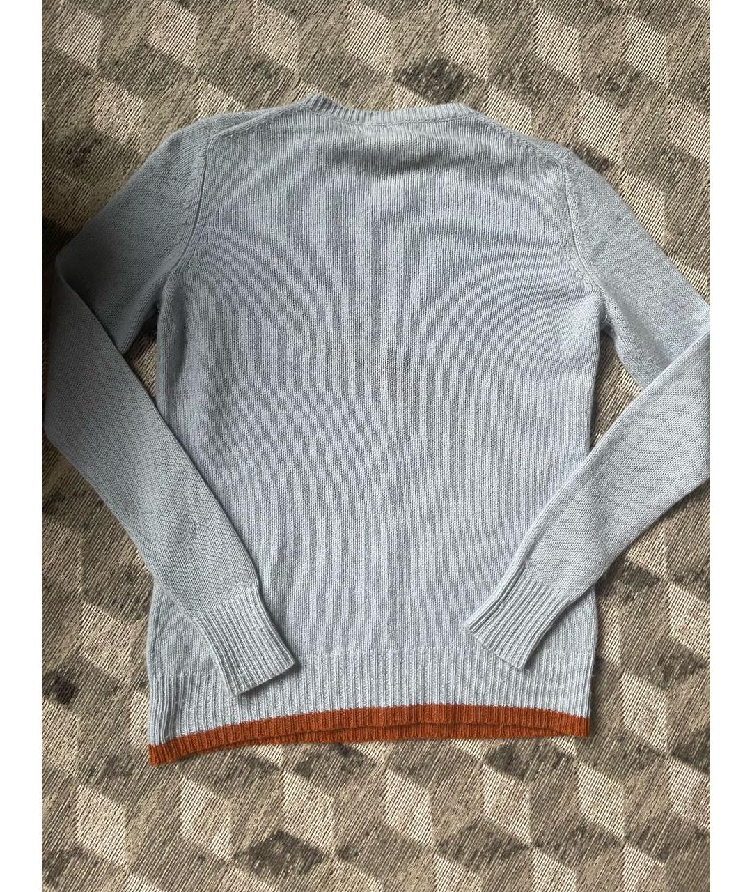 COACH Голубой кашемировый джемпер / свитер, фото 3