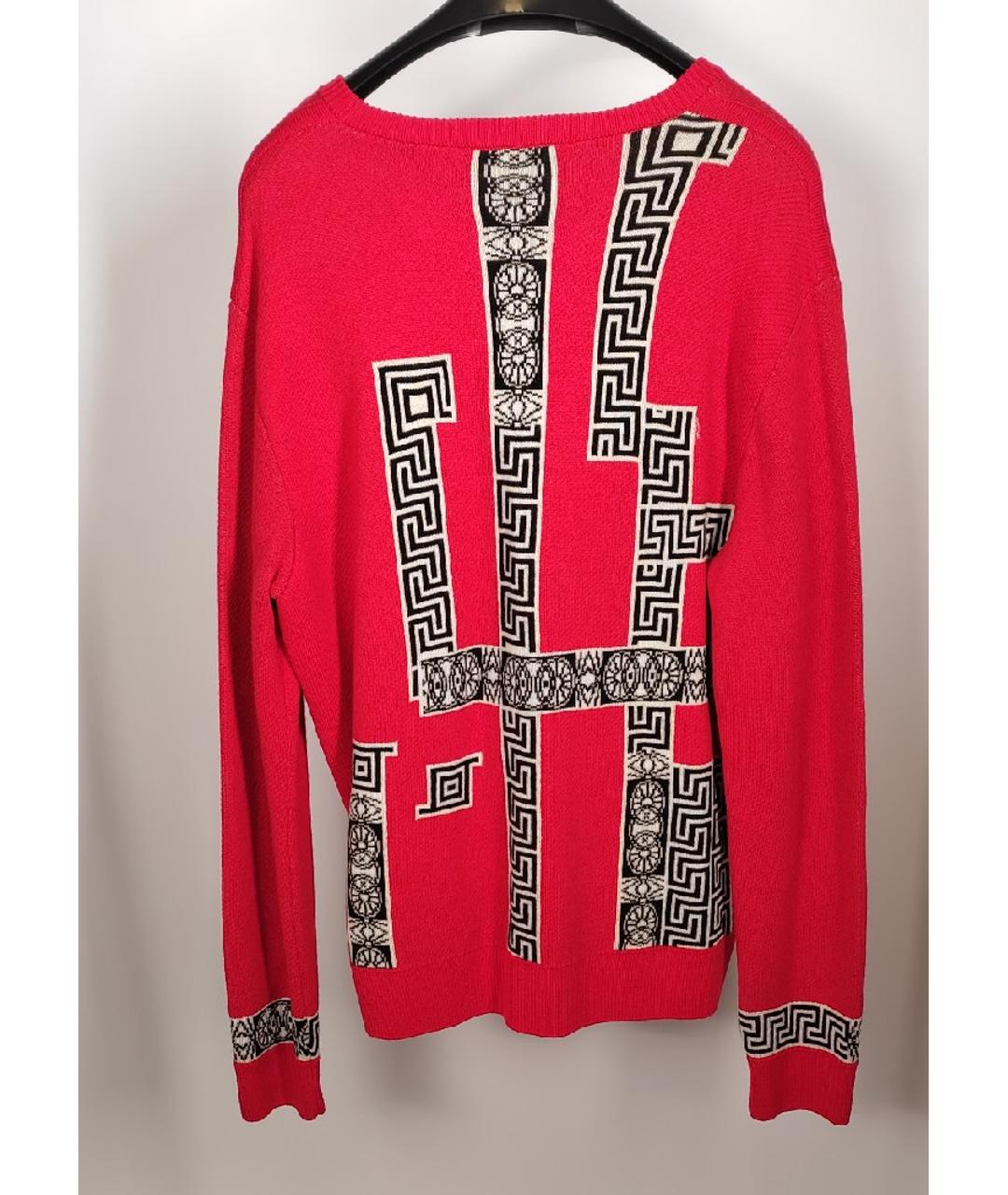 VERSACE Красный шерстяной джемпер / свитер, фото 2