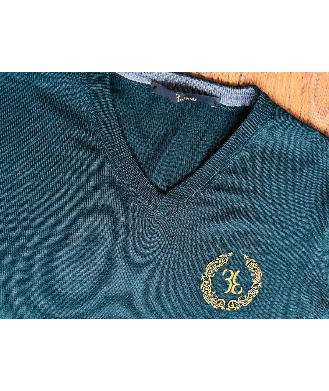 BILLIONAIRE Зеленый джемпер / свитер, фото 3