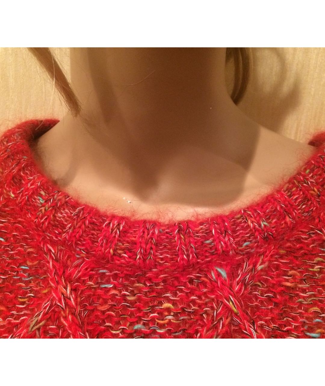 ERMANNO SCERVINO Красный хлопковый джемпер / свитер, фото 4