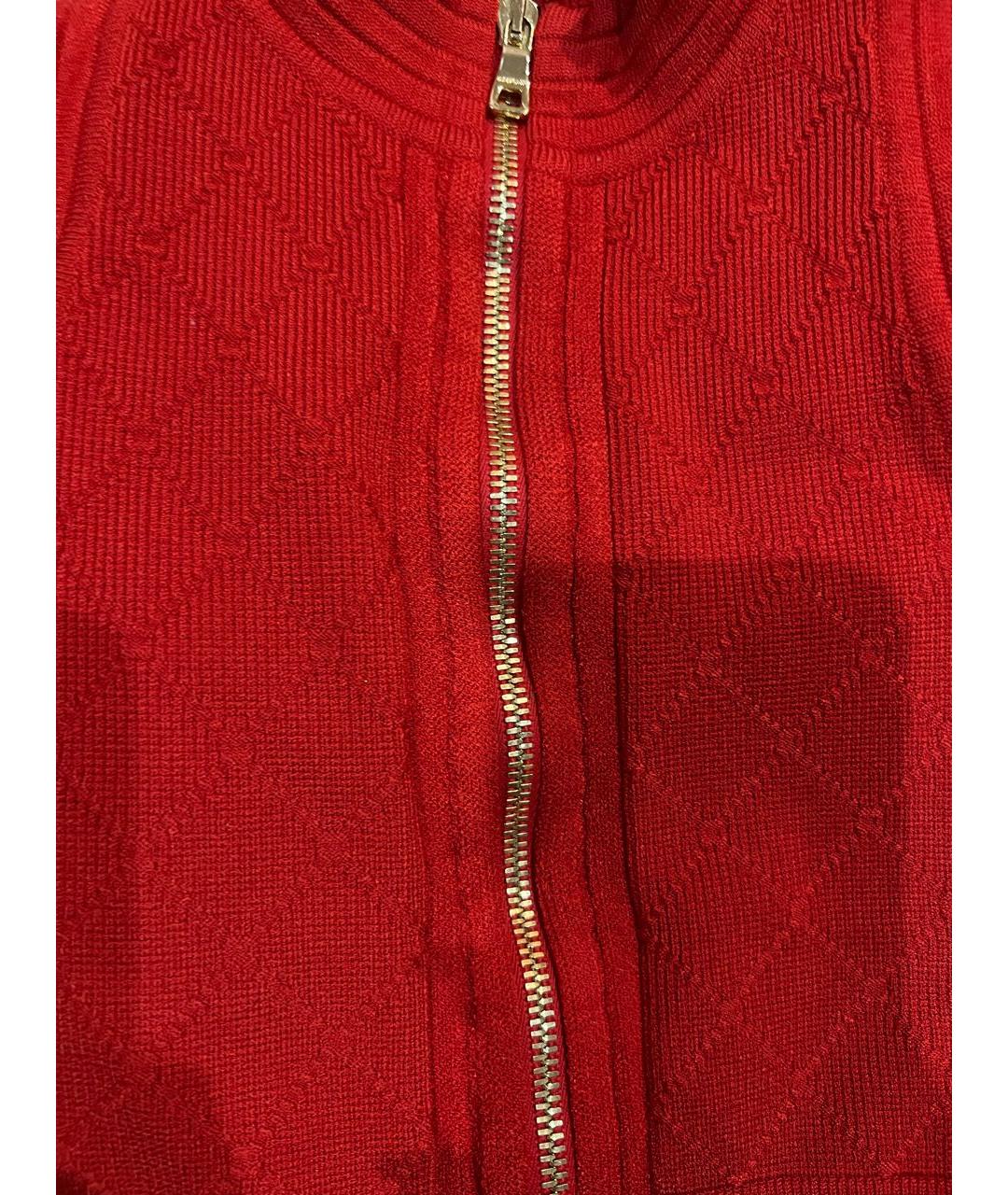BALMAIN Красный синтетический костюм с юбками, фото 3