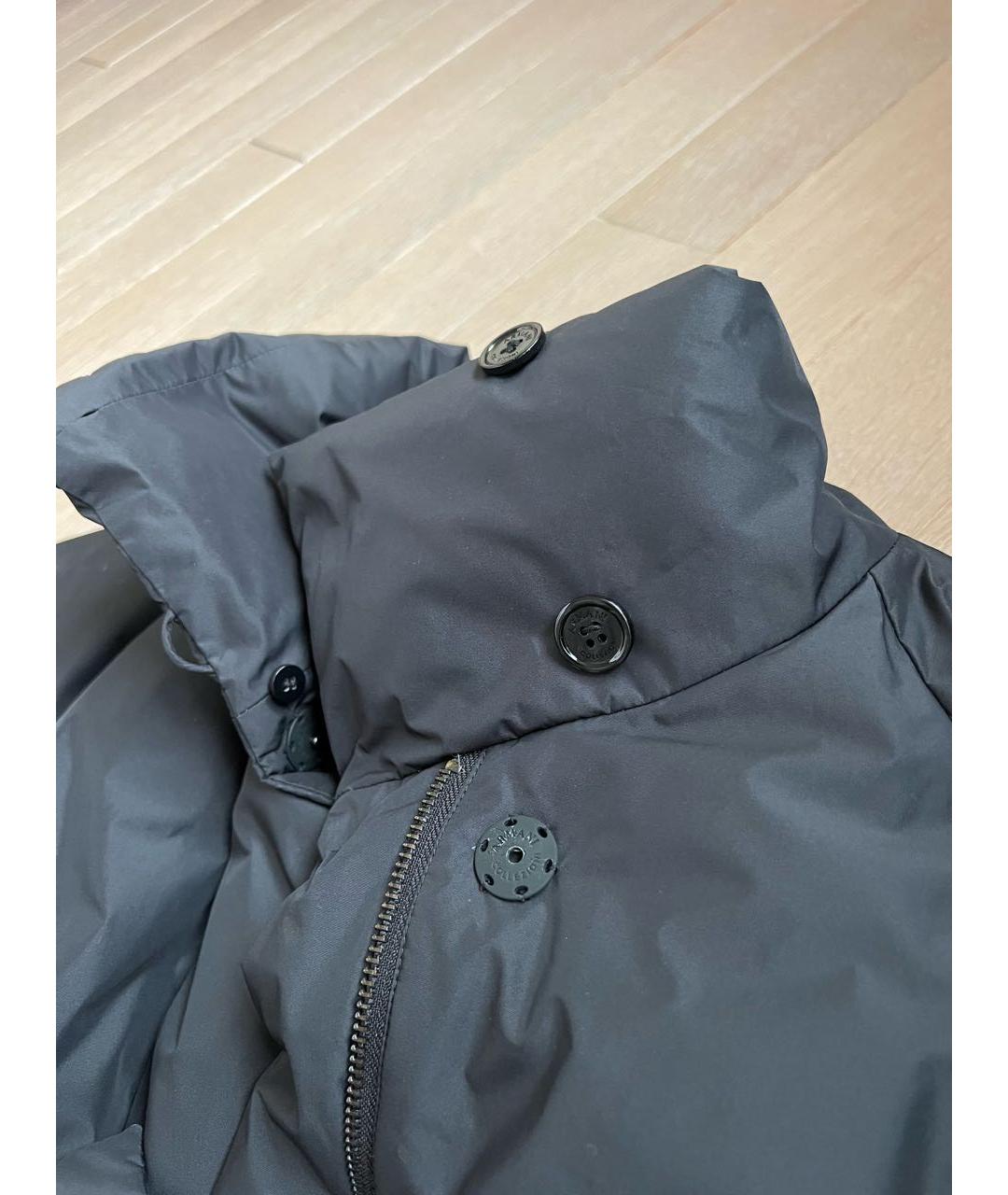 ARMANI COLLEZIONI Антрацитовая полиамидовая куртка, фото 4