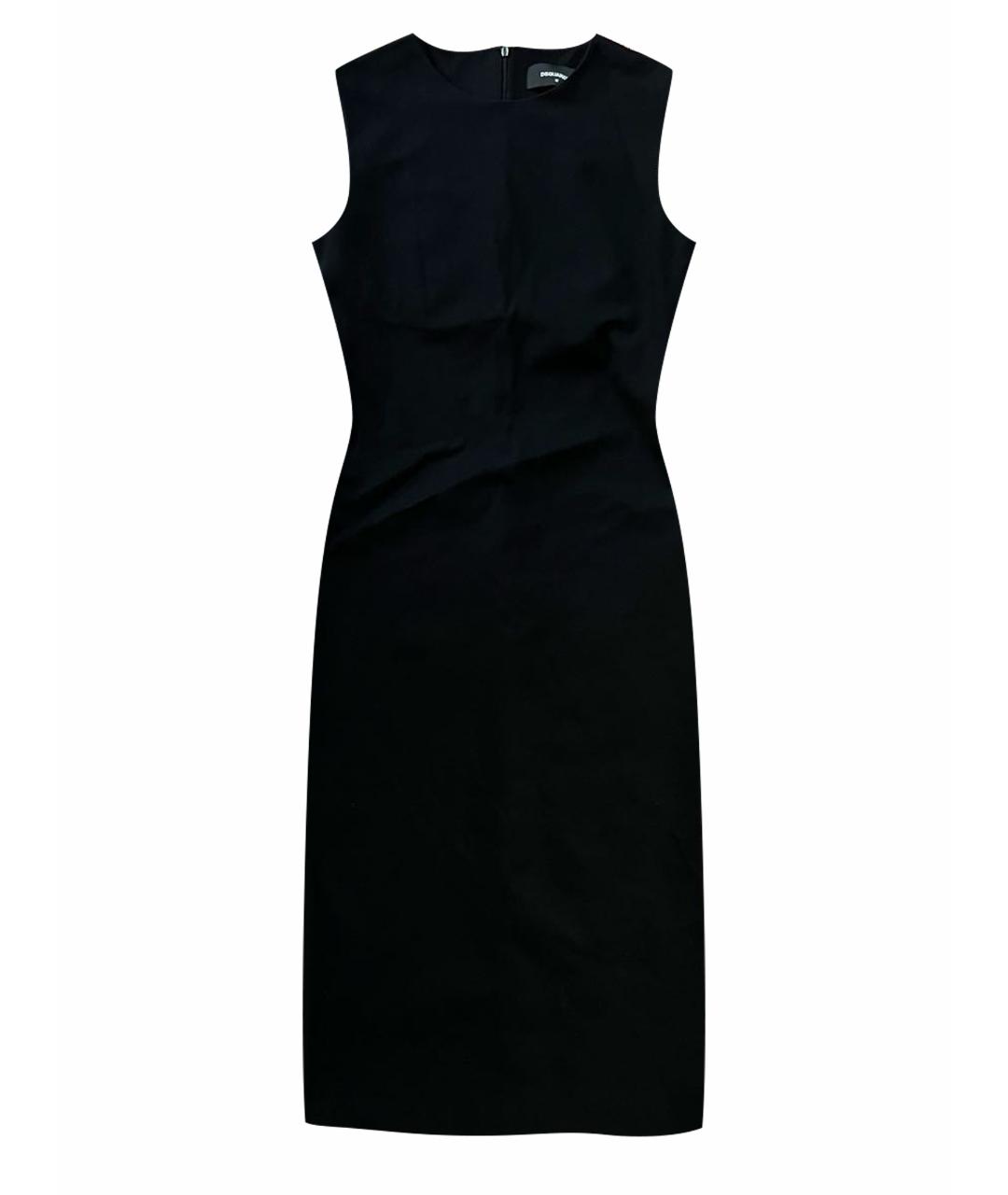 DSQUARED2 Черное полиэстеровое вечернее платье, фото 1