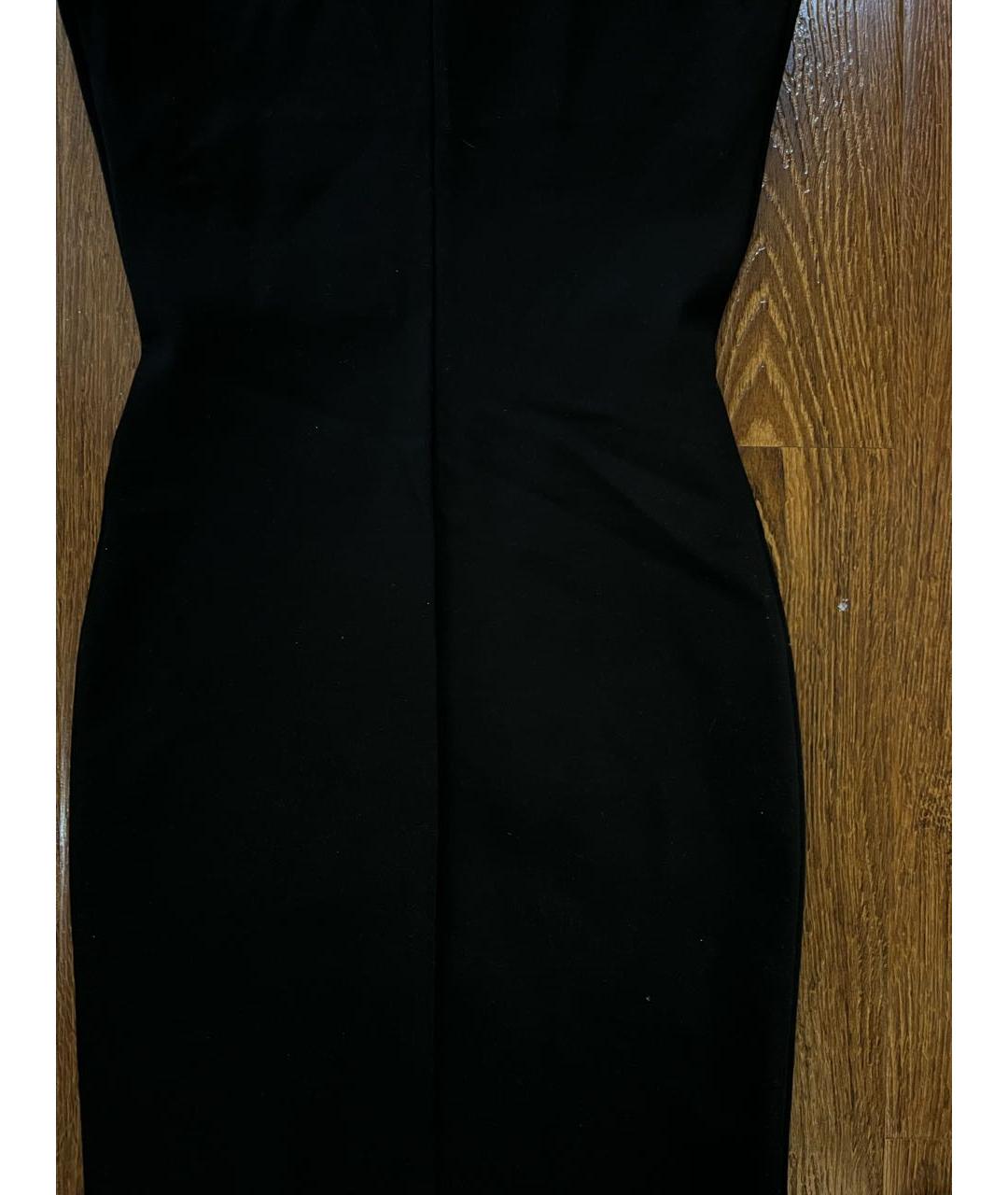 DSQUARED2 Черное полиэстеровое вечернее платье, фото 4
