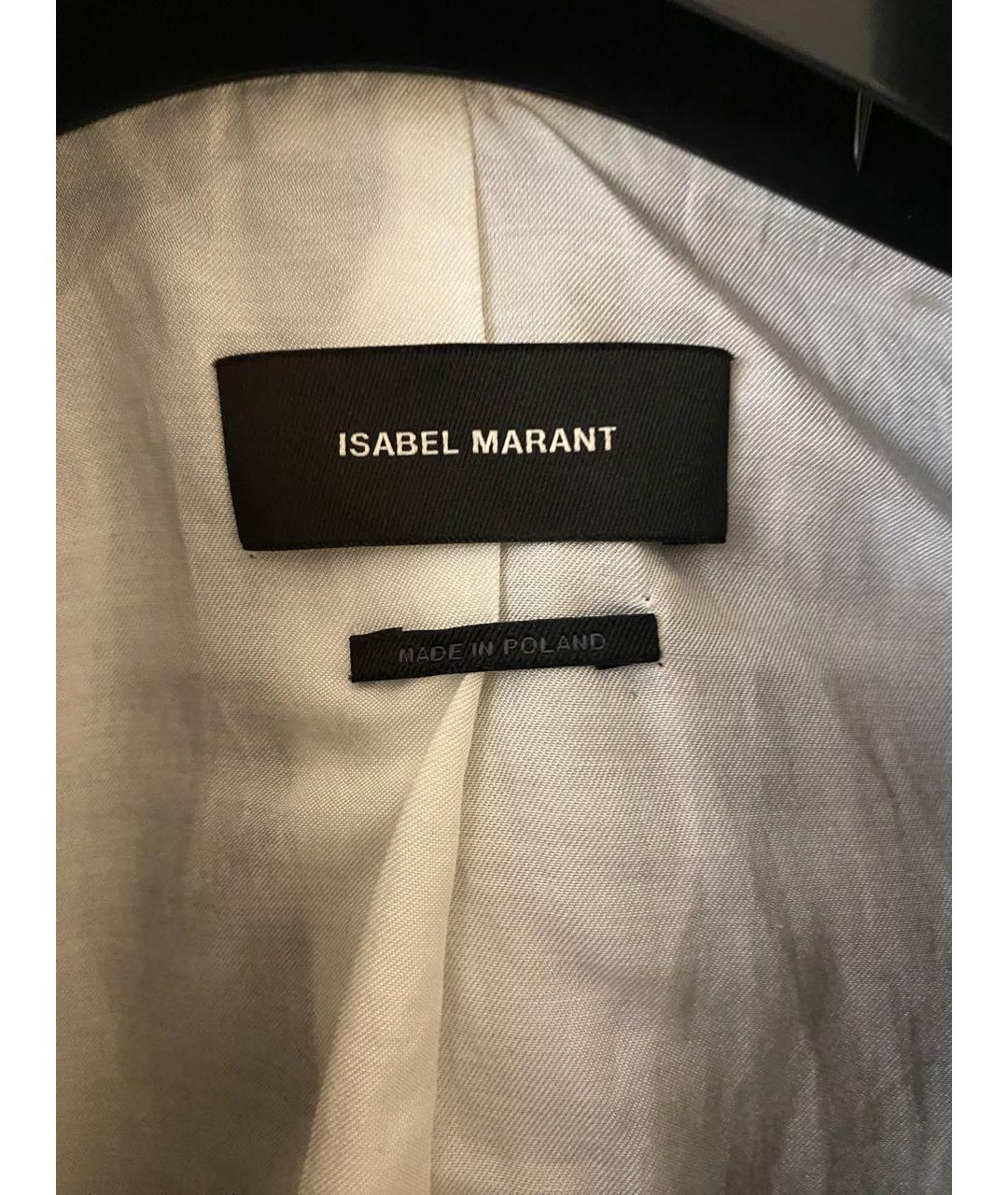 ISABEL MARANT Серый хлопковый жакет/пиджак, фото 5