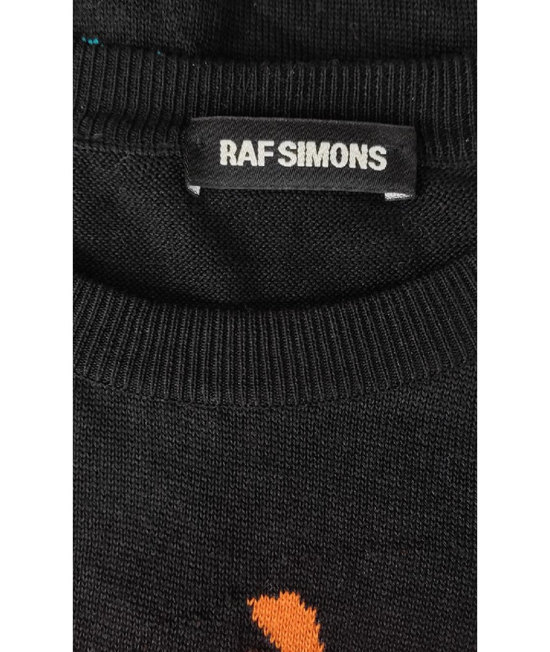 RAF SIMONS Черная шерстяная жилетка, фото 3