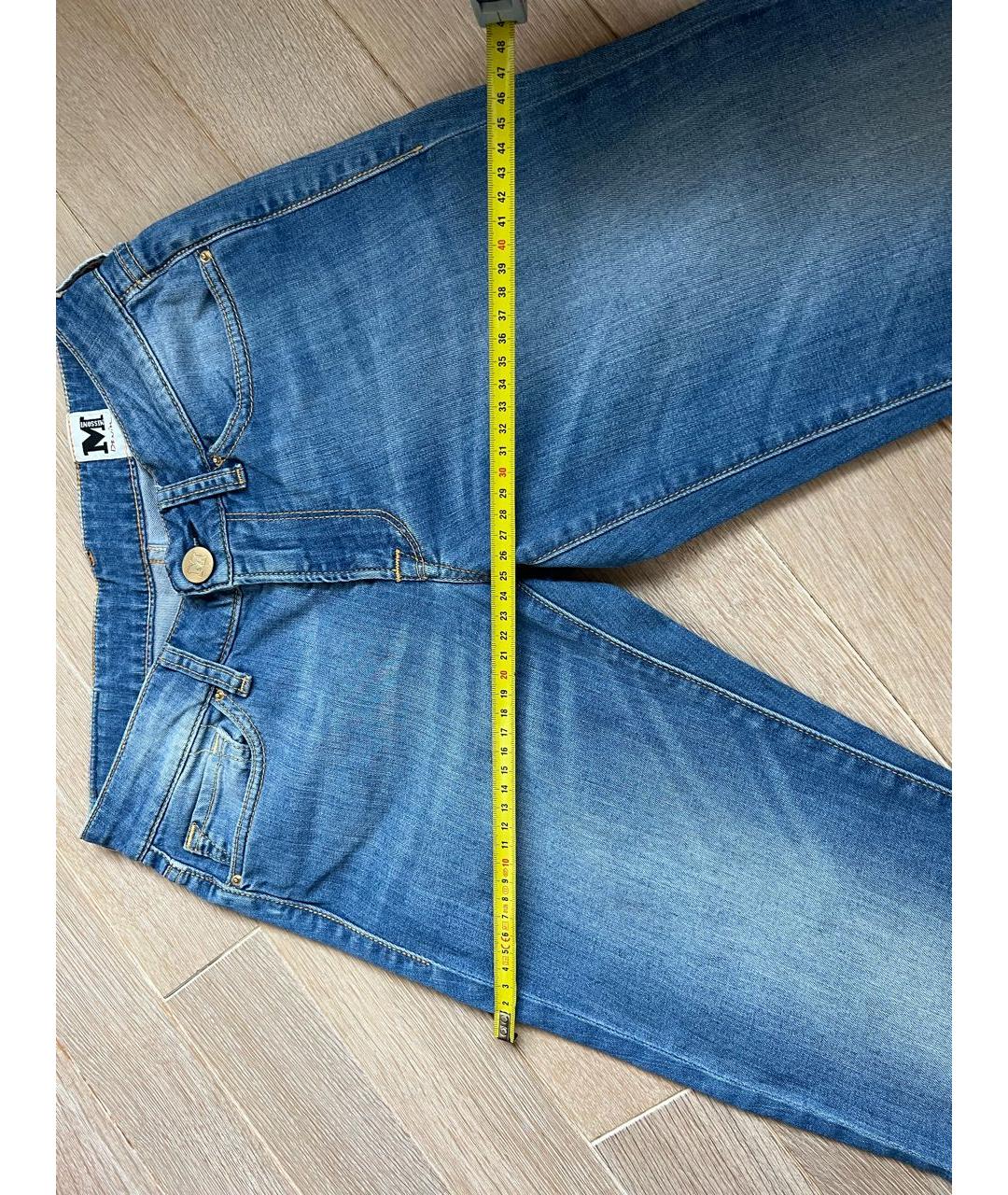 MISSONI Голубые хлопко-эластановые прямые джинсы, фото 6