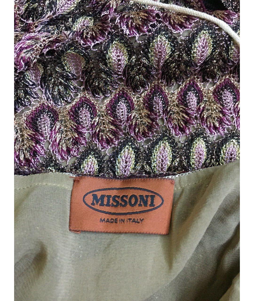 MISSONI Мульти вискозное вечернее платье, фото 4