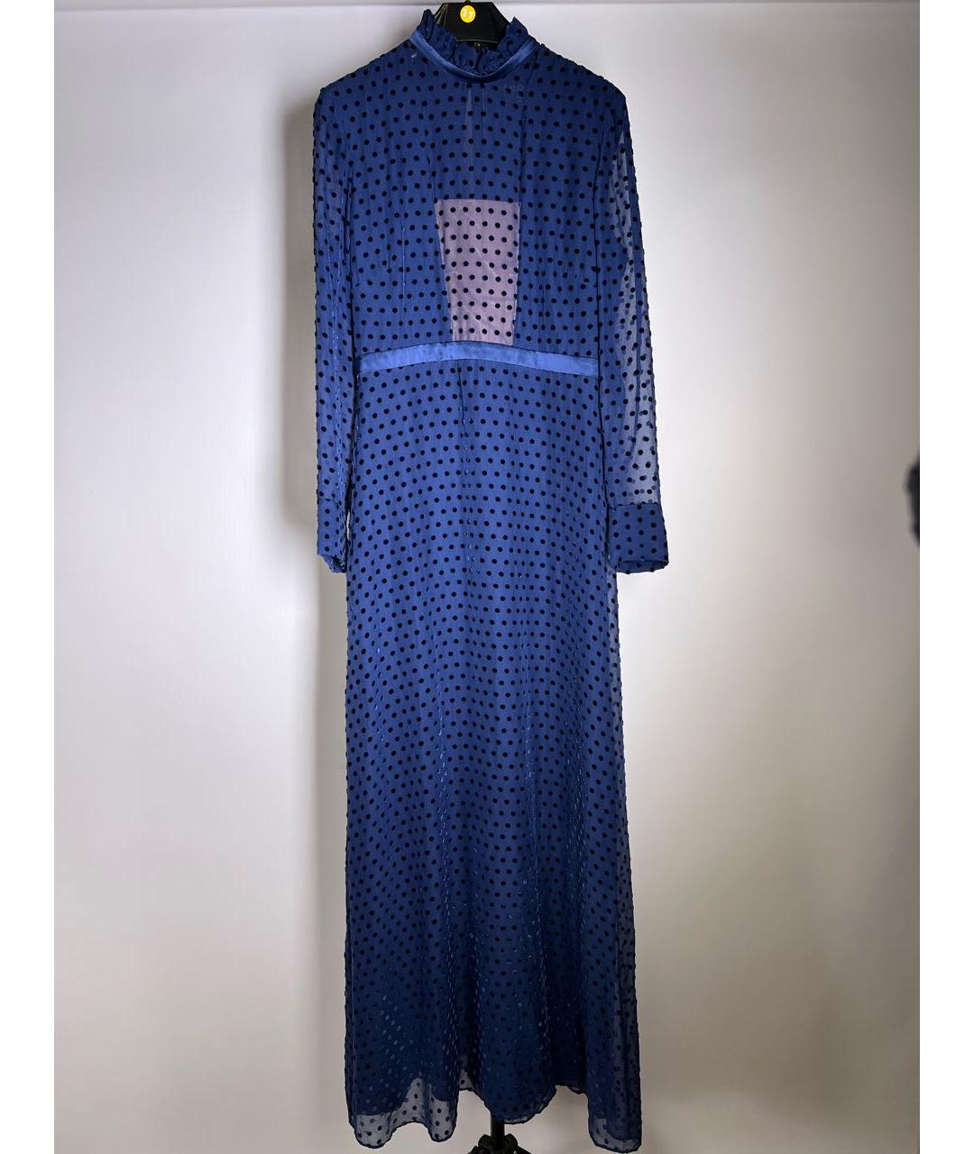 SALONI Синее вечернее платье, фото 7