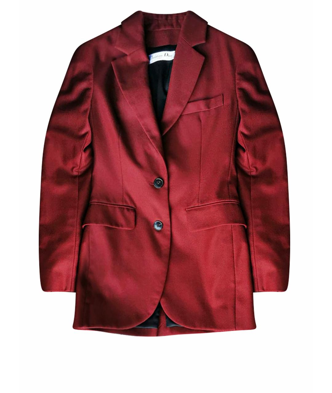 CHRISTIAN DIOR PRE-OWNED Бордовый жакет/пиджак, фото 1