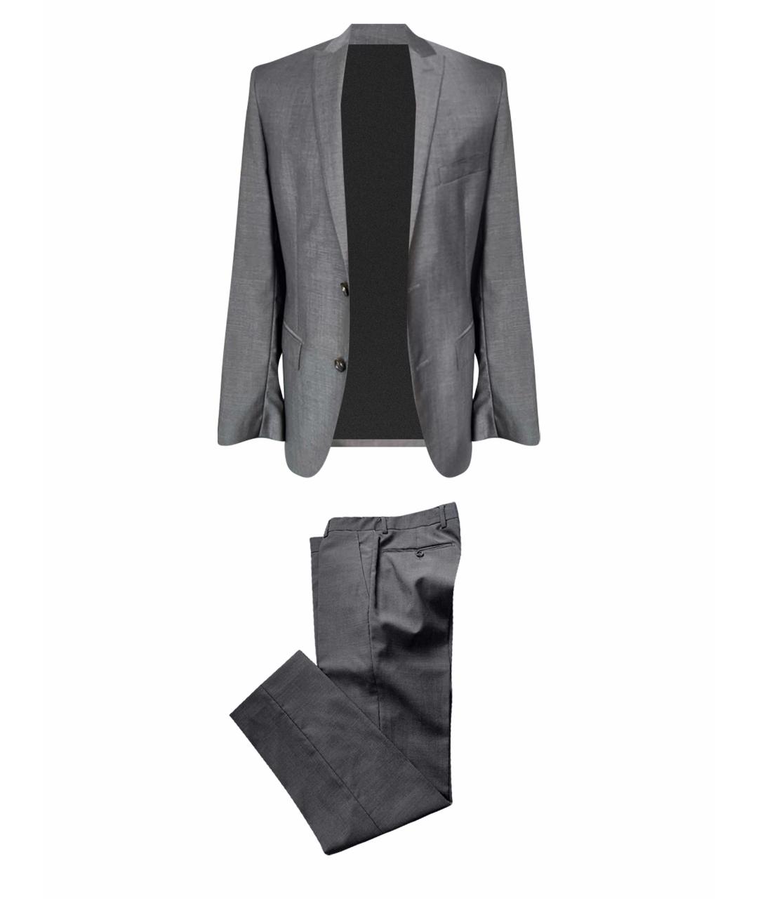 TONELLO Серый классический костюм, фото 1