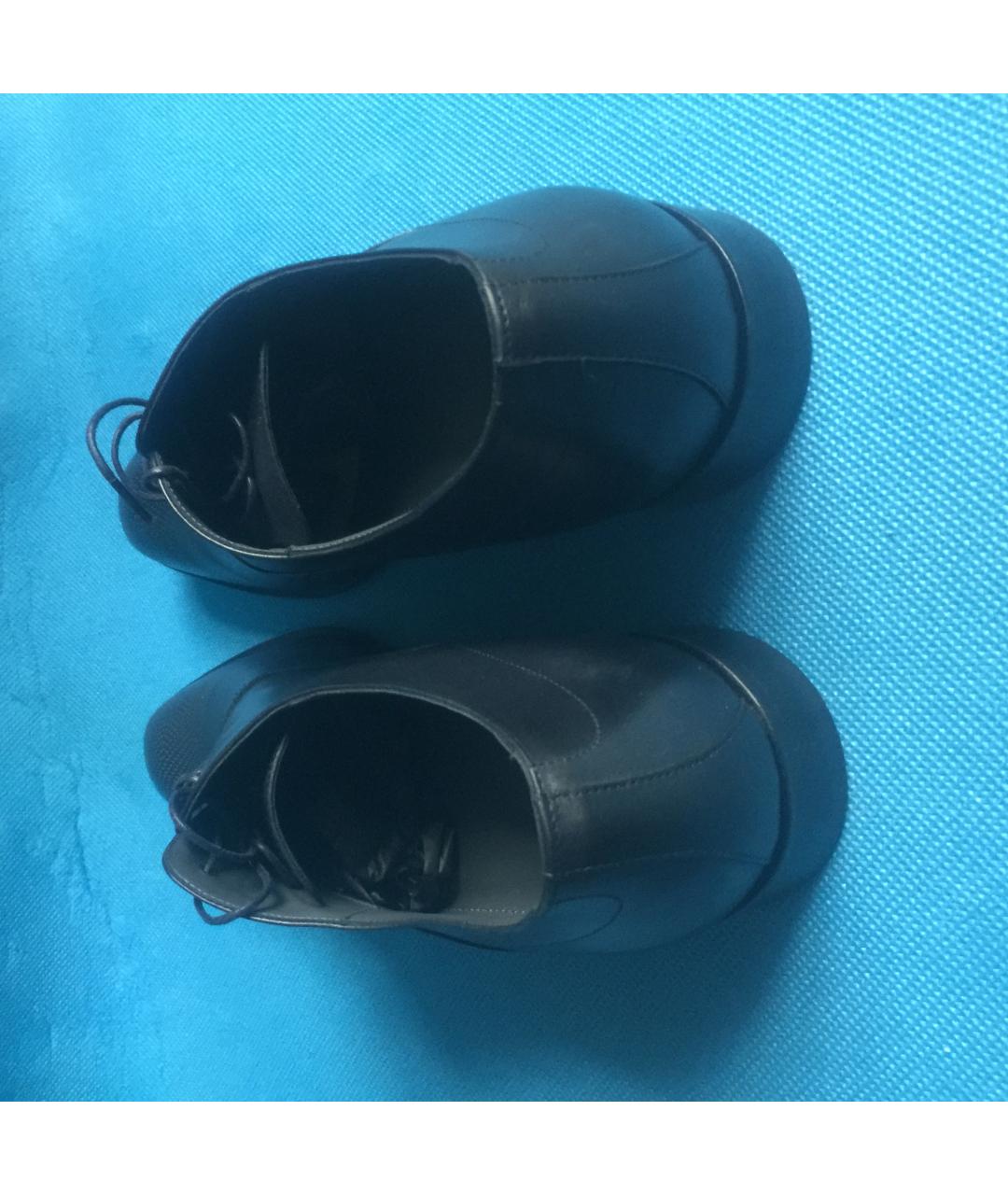 HUGO BOSS Темно-синие кожаные туфли, фото 4