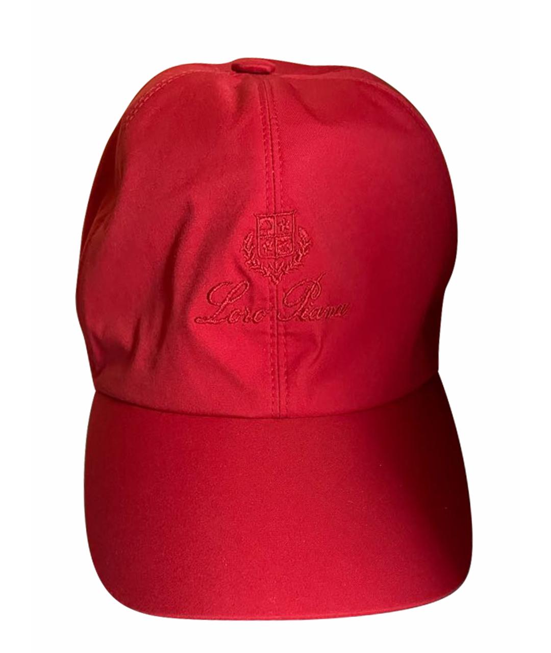 LORO PIANA Красная кепка, фото 1