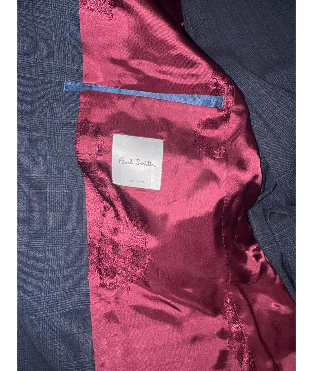 PAUL SMITH Темно-синий классический костюм, фото 8