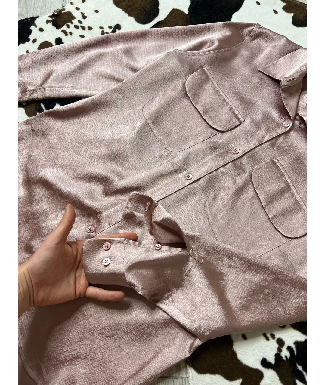 EQUIPMENT Розовая полиэстеровая блузы, фото 6