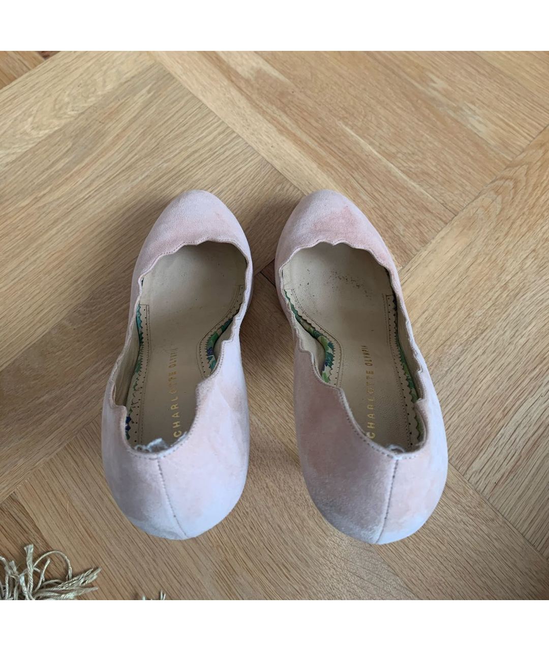 CHARLOTTE OLYMPIA Розовые туфли из искусственной кожи, фото 3