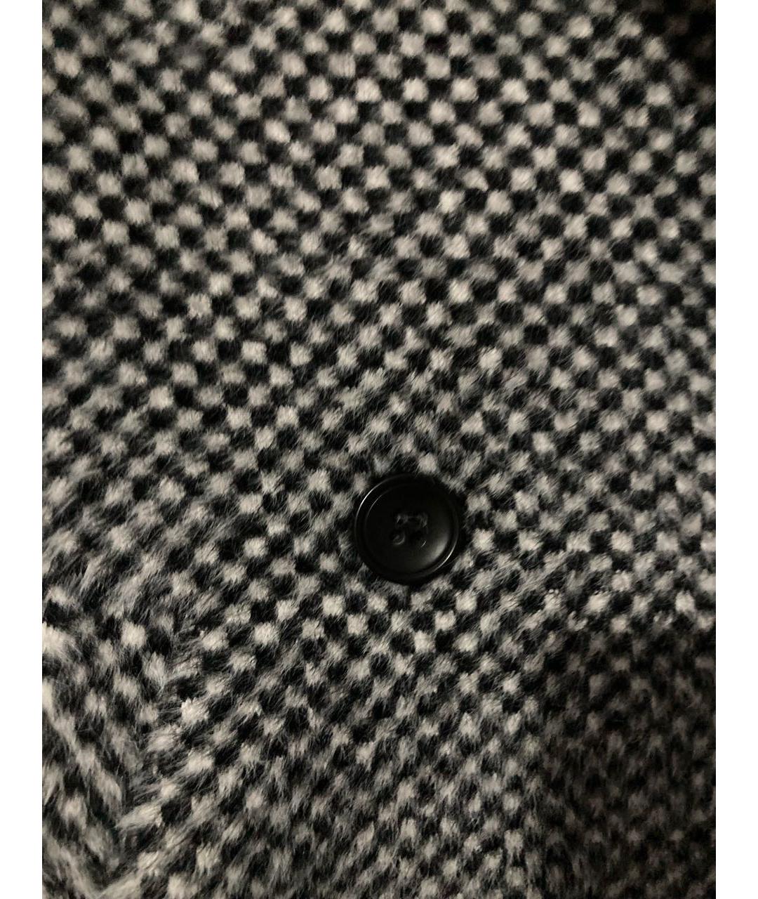 MAJE Черное полиамидовое пальто, фото 4