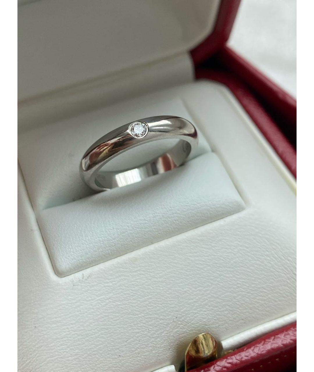 CARTIER Белое платиновое кольцо, фото 3
