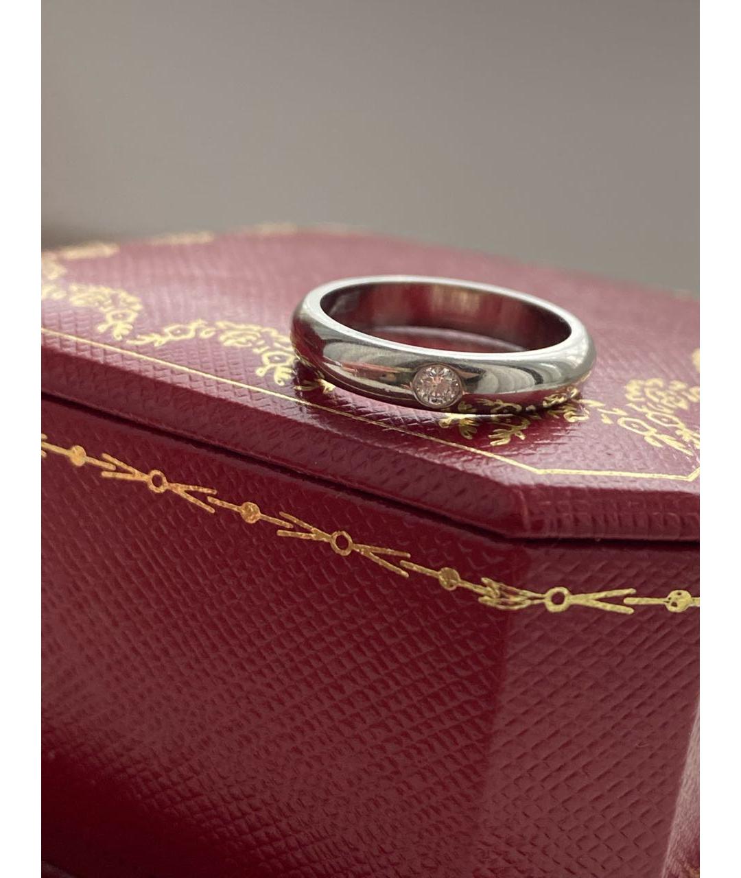 CARTIER Белое платиновое кольцо, фото 4