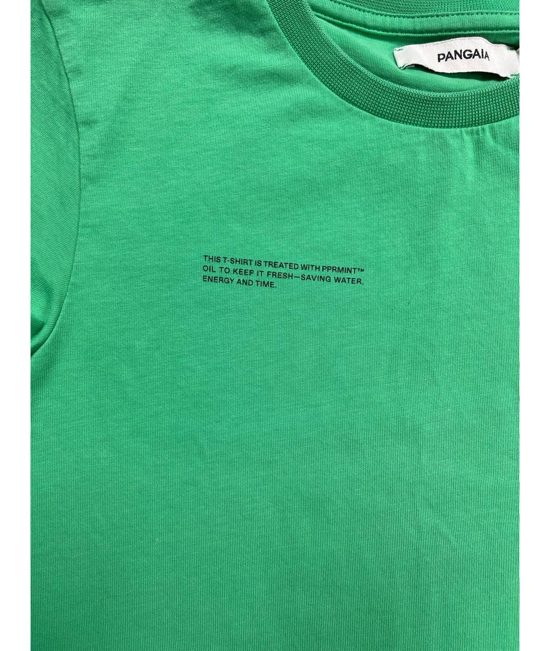 THE PANGAIA Зеленая детская футболка, фото 4