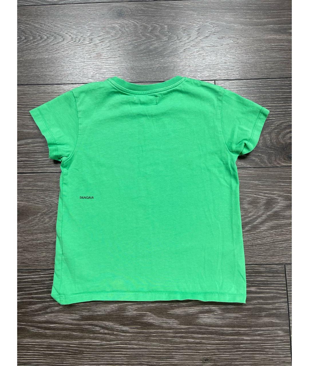 THE PANGAIA Зеленая детская футболка, фото 2