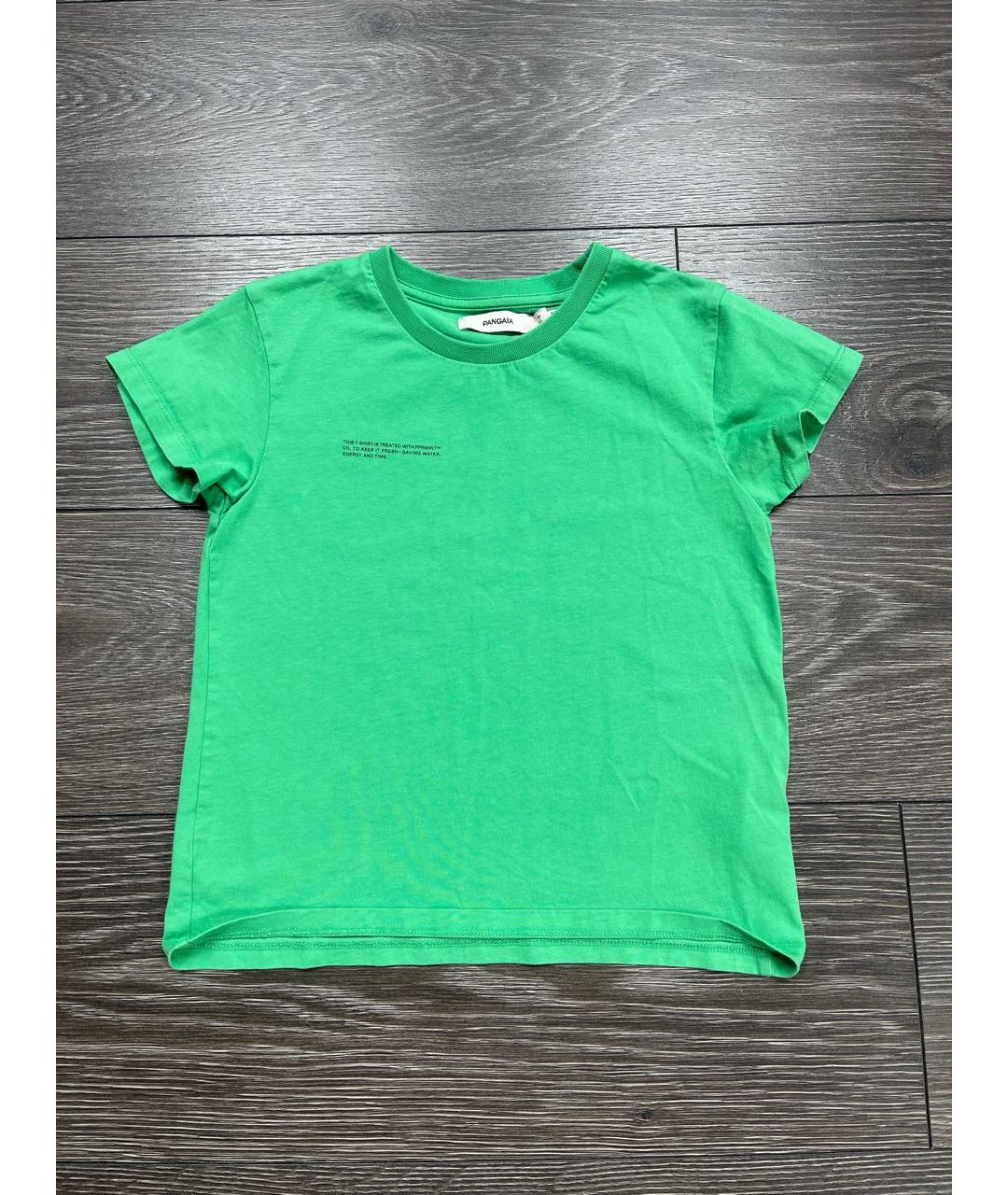 THE PANGAIA Зеленая детская футболка, фото 5