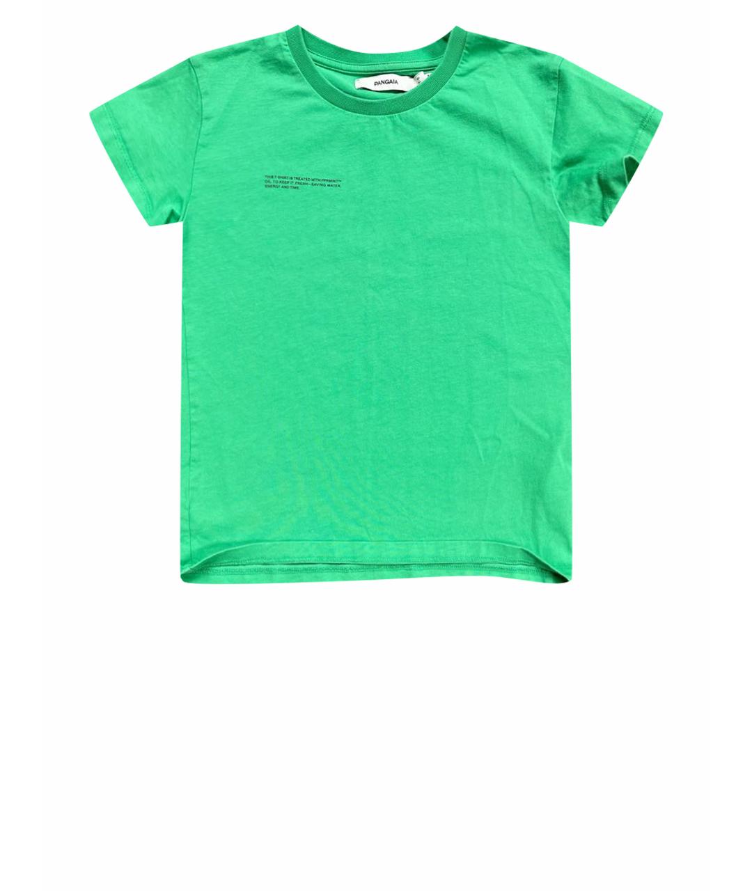 THE PANGAIA Зеленая детская футболка, фото 1