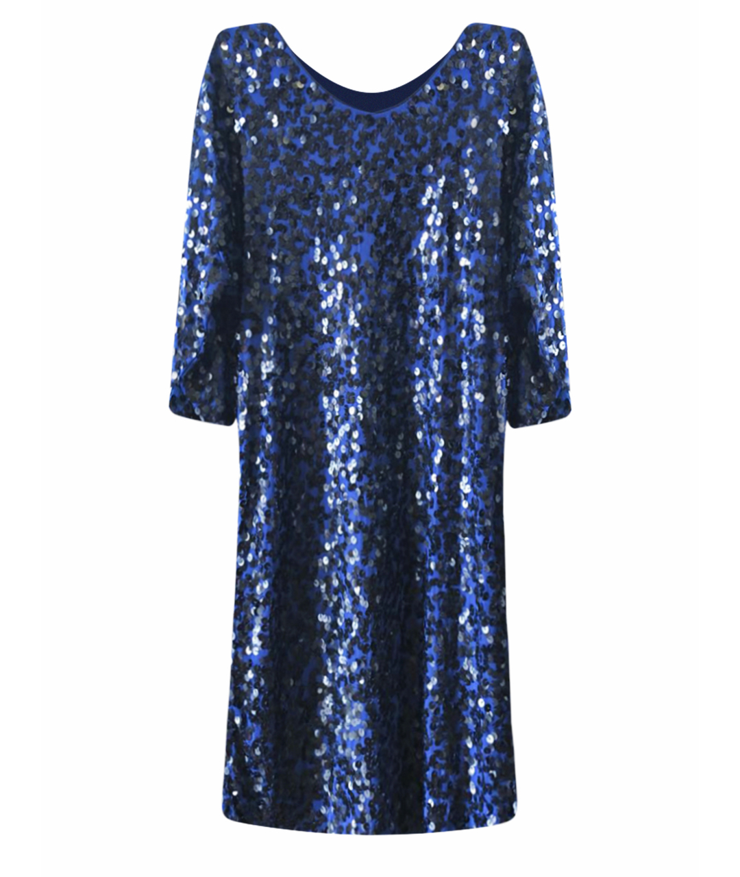 MARC CAIN Темно-синее полиэстеровое коктейльное платье, фото 1