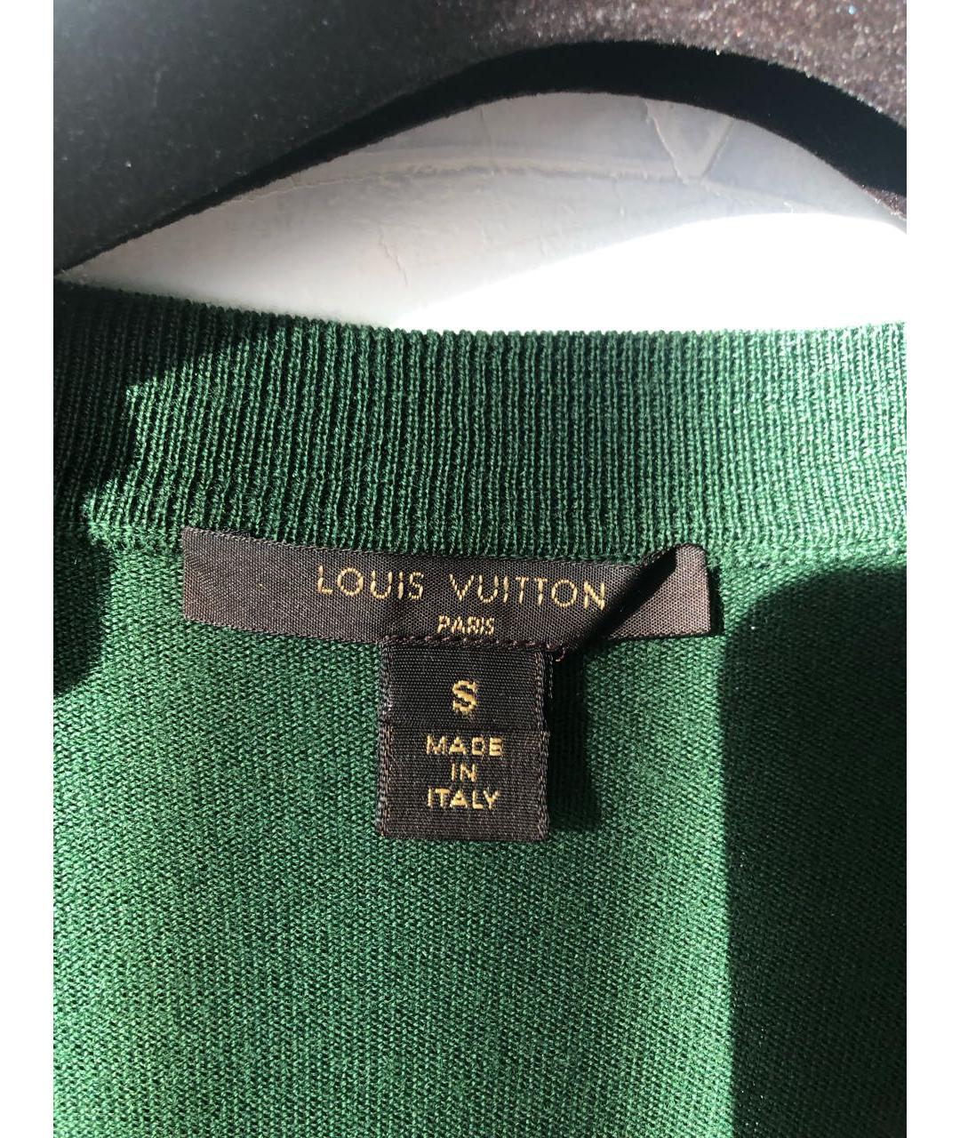 LOUIS VUITTON PRE-OWNED Зеленый джемпер / свитер, фото 5