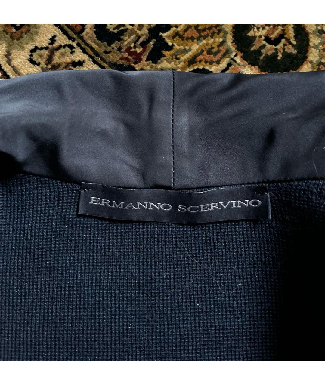 ERMANNO SCERVINO Черный хлопковый жакет/пиджак, фото 5
