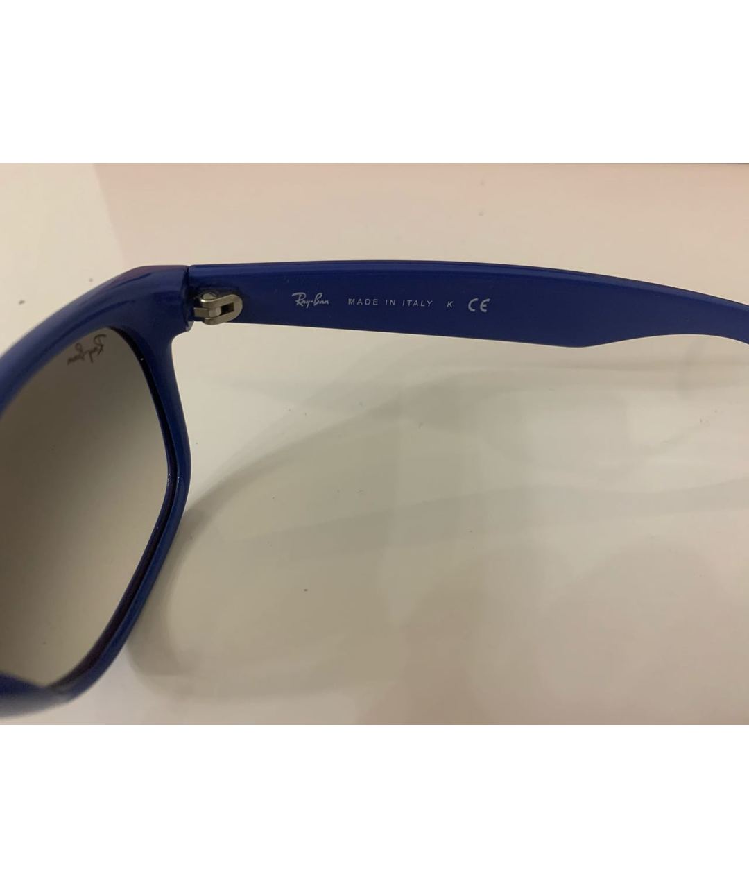 RAY BAN Синие пластиковые солнцезащитные очки, фото 5