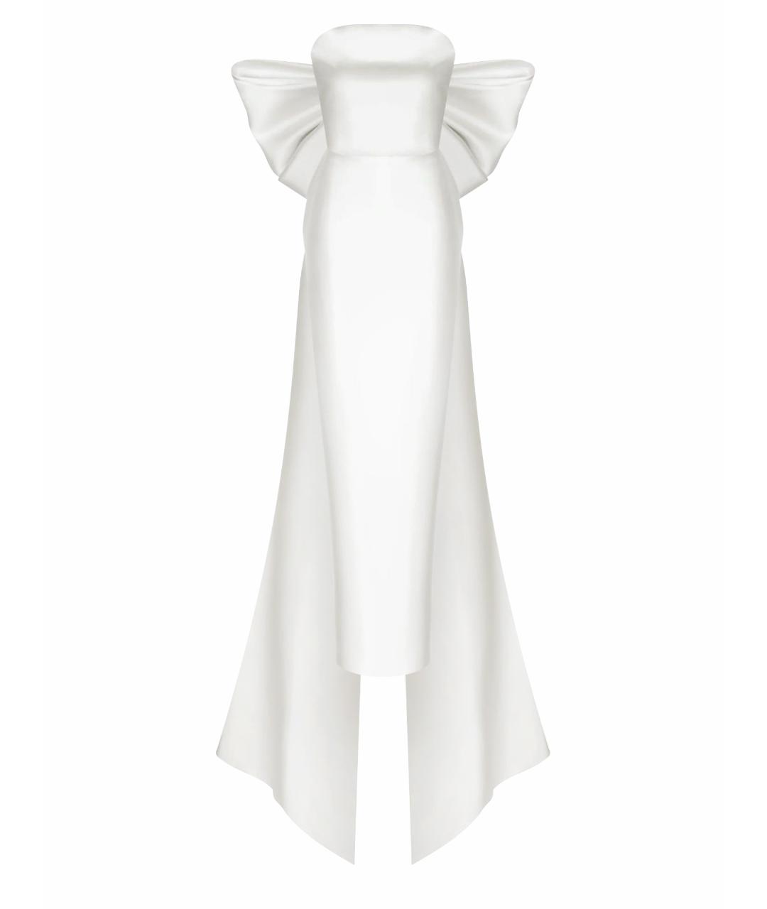 RASARIO Белое шелковое свадебное платье, фото 1