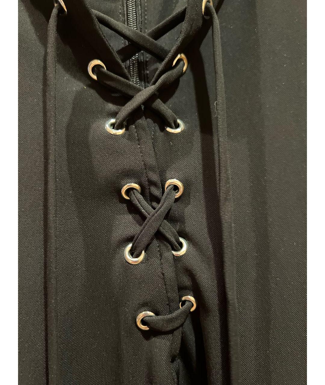 CALVIN KLEIN Черное полиэстеровое повседневное платье, фото 4