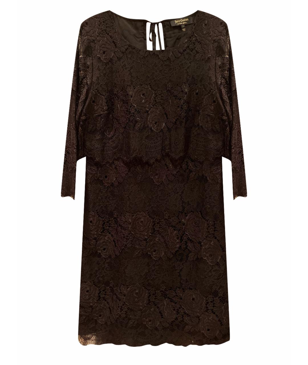 JUICY COUTURE Черное полиамидовое коктейльное платье, фото 1