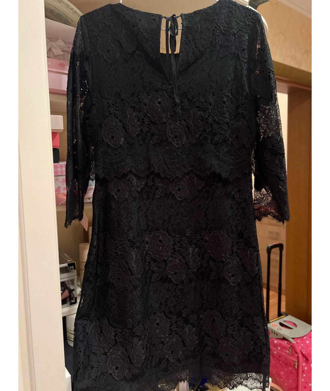 JUICY COUTURE Черное полиамидовое коктейльное платье, фото 2